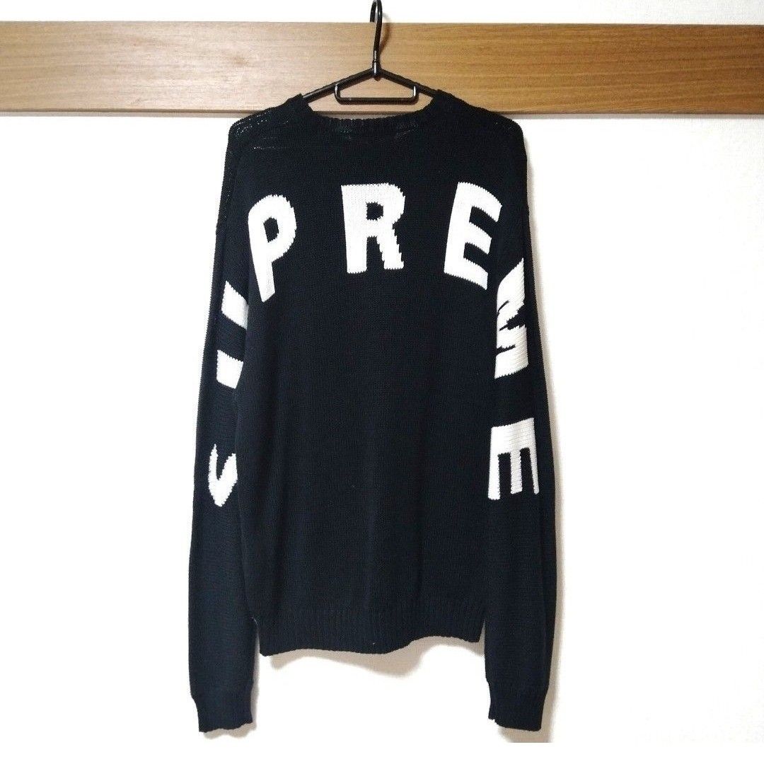 本日限定価格】supreme back logo sweaterシュプリームバック 本日限定価格】supreme back logo sweaterシュプリームバック