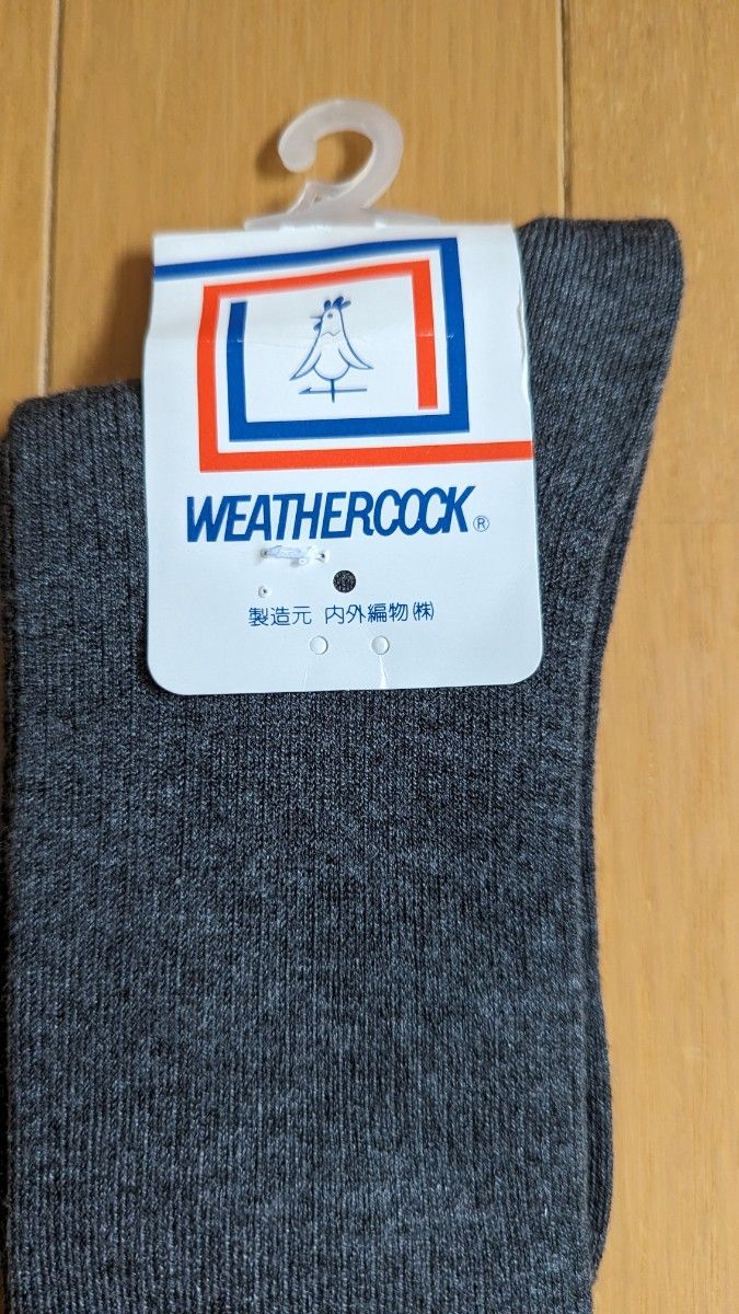 Weathercock ウェザーコック　レディースハイソックス靴下　22―24cm　新品タグ付き
