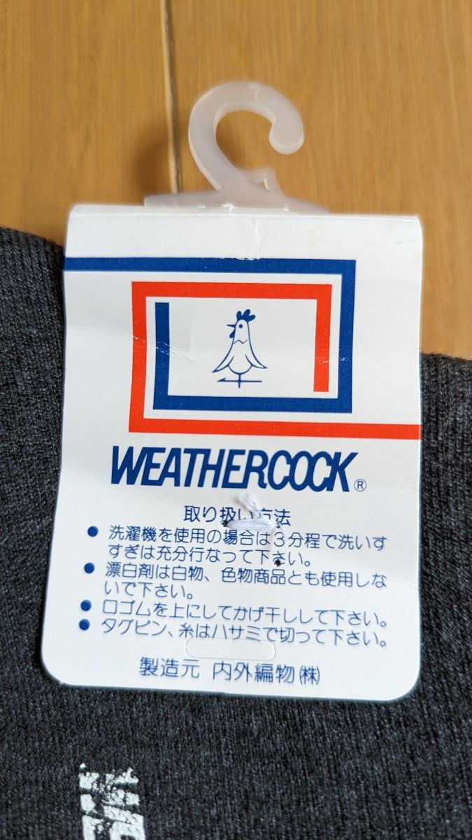 Weathercock ウェザーコック　レディースハイソックス靴下　22―24cm　新品タグ付き