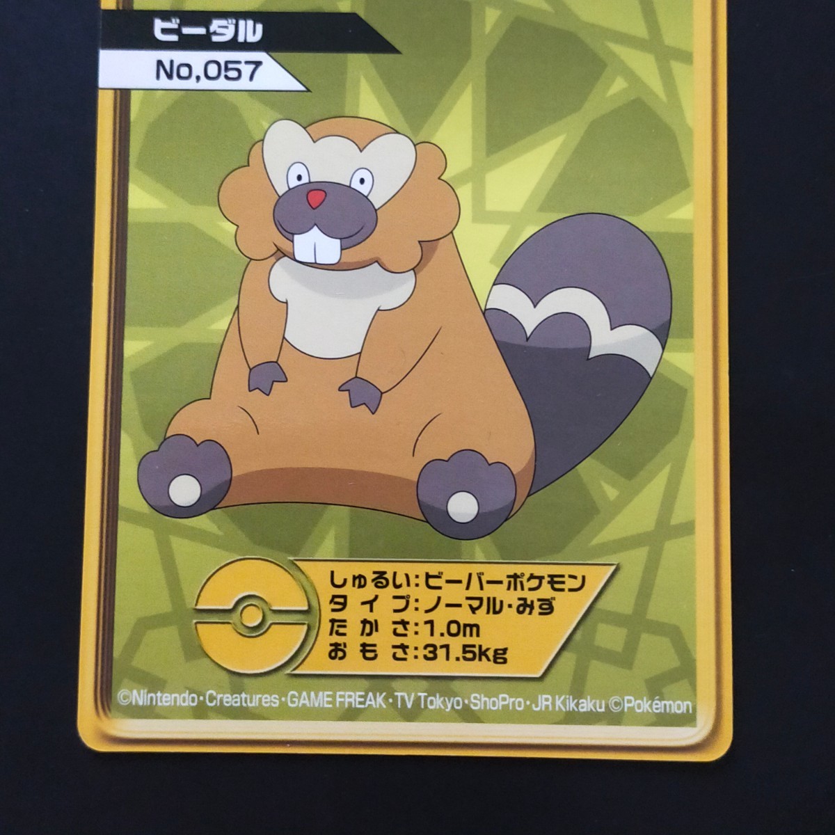 Bibian 比比昂 - ビーダル 蓄光 ポケモン カード / ダイヤモンド Bibian 比比昂 - ビーダル 蓄光 ポケモン カード / ダイヤモンド