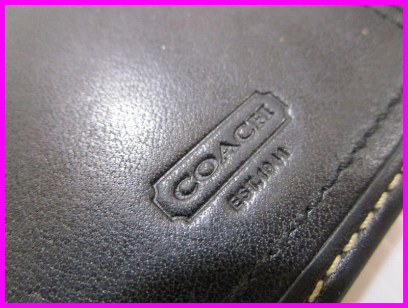 2402☆E-1087☆COACH コーチ カードケース 2点セット 中古_画像8