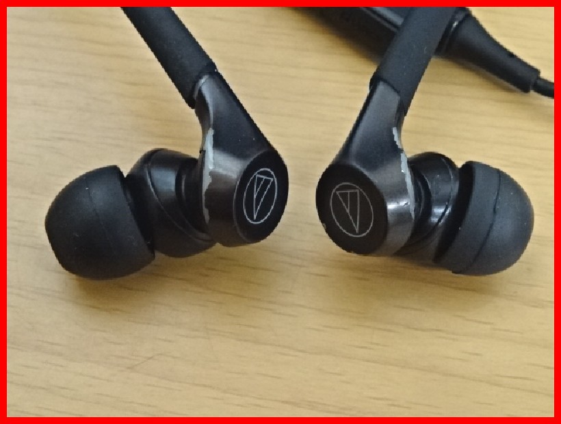 2402★M-1128★Audio technica オーディオテクニカ ATH-CKS550XBT ワイヤレスイヤホン イヤフォン Bluetooth 中古品_画像5