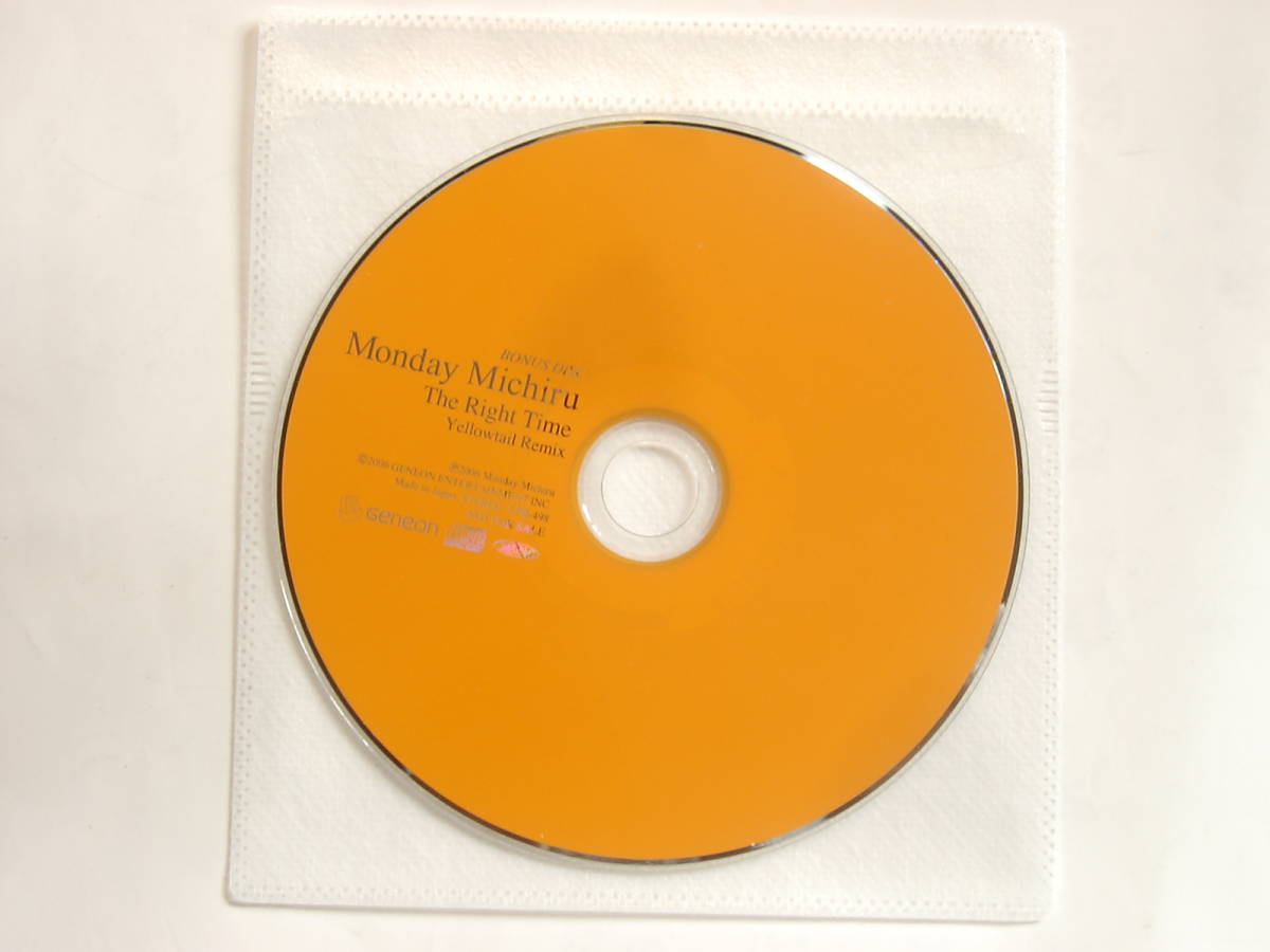 ♪ 中古ＣＤ  MONDAY満ちる Monday Michiru ／The Right Time(Yellowtail Remix) (BONUS DISC・シングル盤）ＣＤのみ ♪ の画像2