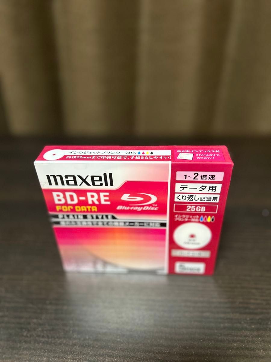 マクセル　データ用　ブルーレイディスクBD-RE (1-2倍速)  25GB maxell