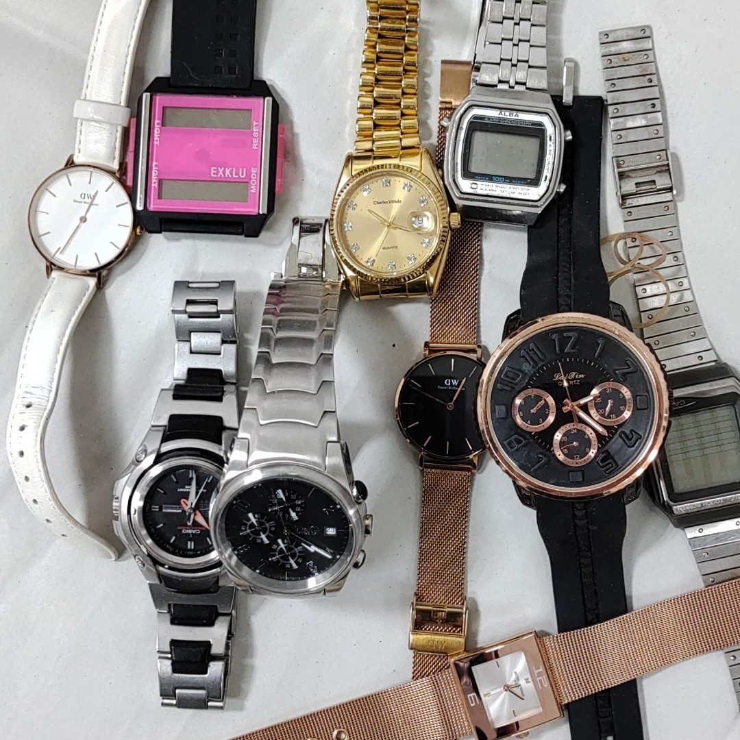 1円～！　レディースメンズ　腕時計　 おまとめ大量セット！　SEIKO~懐中時計他 ブランドいろいろ！たくさん！総重量4キロ！_画像4