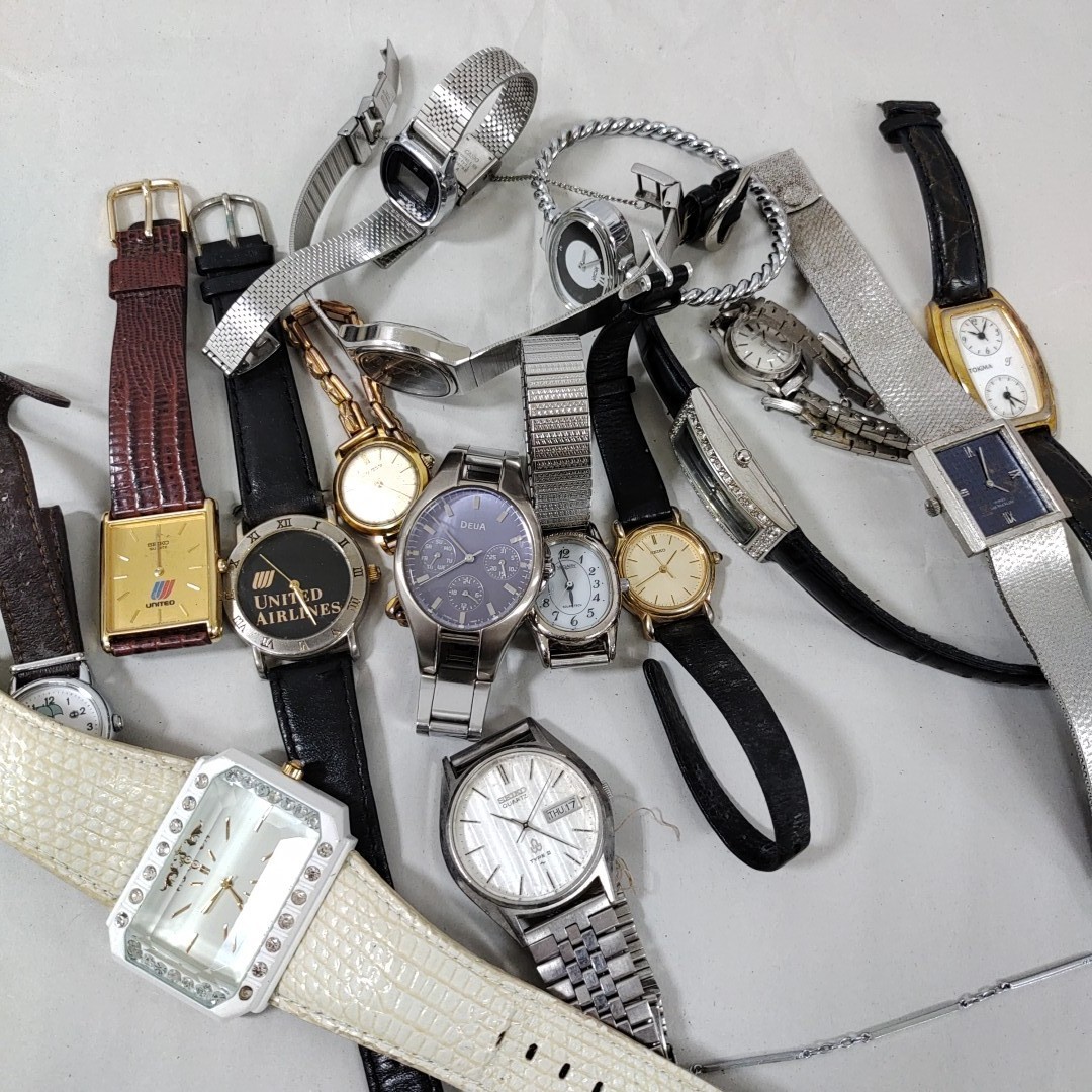 1円～！　レディースメンズ　腕時計　 おまとめ大量セット！　SEIKO~懐中時計他 ブランドいろいろ！たくさん！総重量4キロ！_画像6