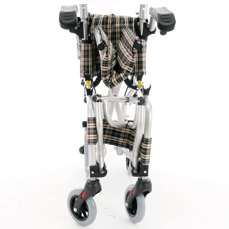 車椅子 車いす 車イス 軽量 コンパクト 介助式 簡易型 ネクスト チェック A501-AK カドクラ Mサイズ_画像8