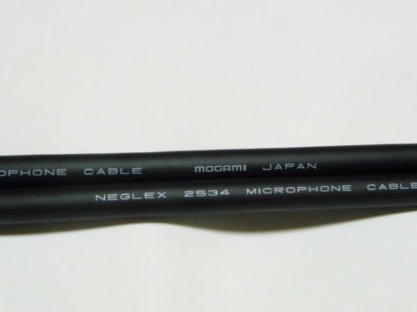 50cm×2本セット MOGAMI2534 RCAケーブル 新品 ステレオペア 0.5m スピーカーケーブル コンポジット AVケーブル モガミ クラシックプロ 2_画像2