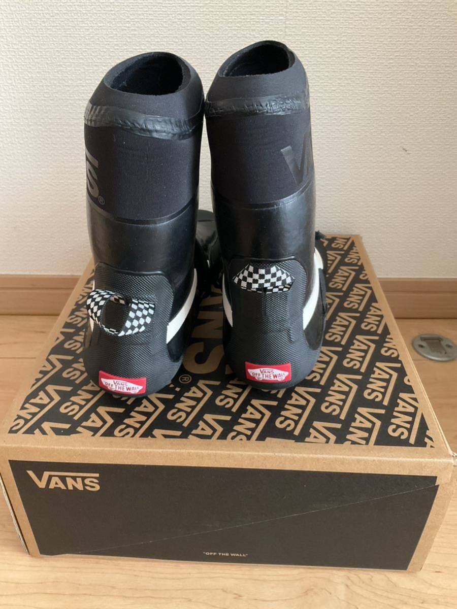 新品 27cm 2023 VANS サーフ ブーツ ハイ 5mm SURF BOOTS HI 2 V BLACK サーフィン ブラック バンズ ヴァンズ VN0A5AODENR ウェットスーツ_画像3