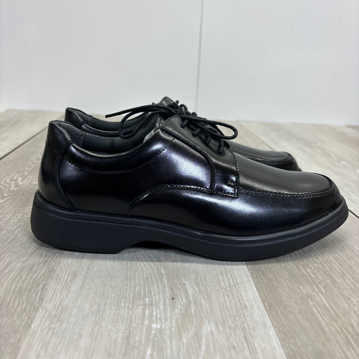 69 未使用　CLAITRE GEAR 男性警察官用短靴　ブラック プレーン　靴紐　サイズ26.0cm メンズ　保管品_画像4