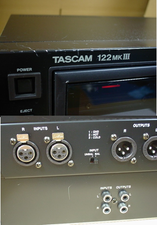 [5-4][ジャンク品]TASCAM 122MKⅢ（122MK3）（1台）_画像4