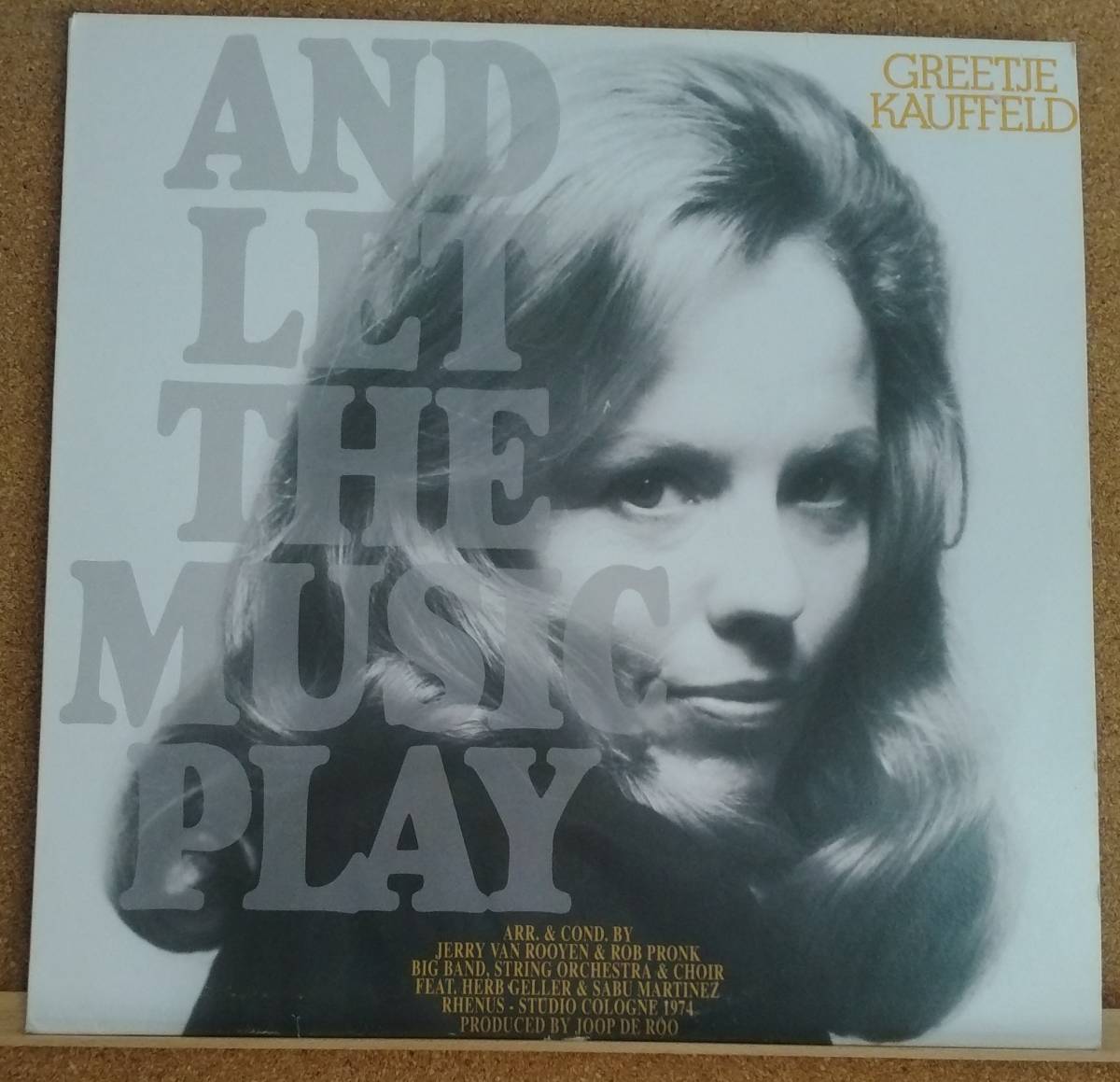 LP(超希少,UK盤,LC‐13415,Jazz,’04再発盤)フリーチャ・カウフェルトGREETJE KAUFFELD/And Let The Music Play 【同梱可能6枚まで】060209_画像1