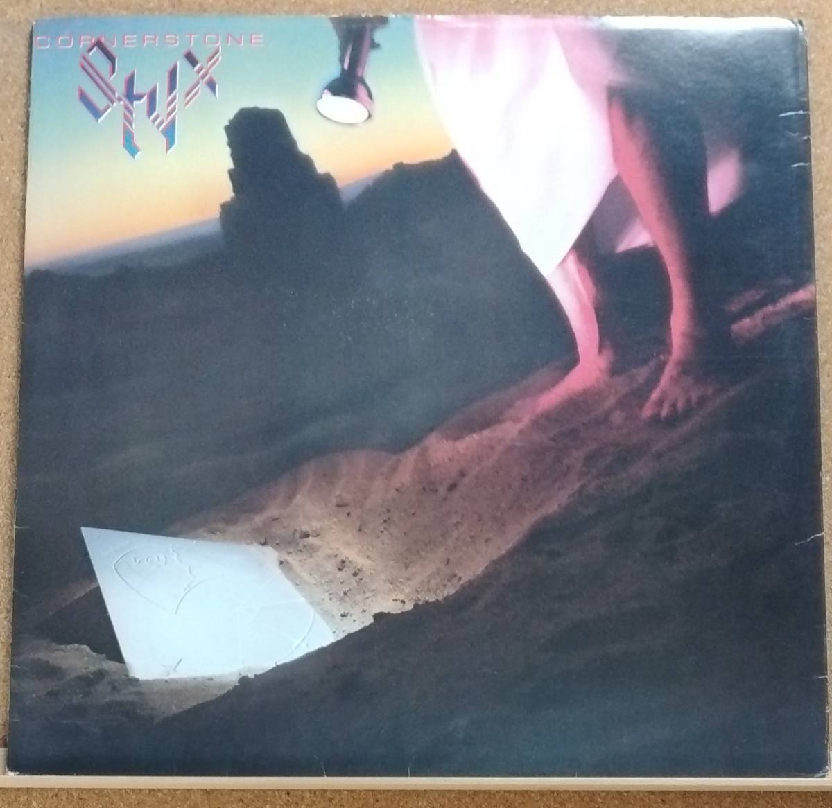 LP(SP‐3711・’79年盤・希少・USオリジナル盤・プログレッシブロック) スティックス STYX / コーナーストーン【同梱可能6枚まで】060209_画像1