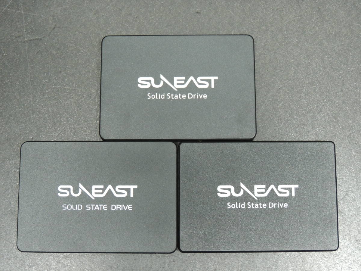 【3台まとめ売り/検品済み】SUNEAST SE800 SSD 256GB (使用時間：10h・20h・29h) 管理:g-83_画像1