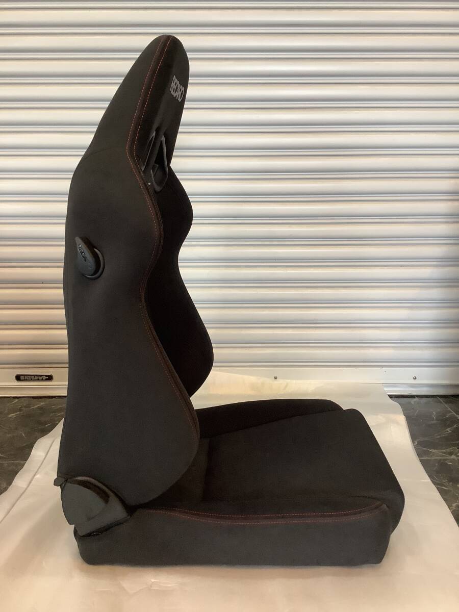 RECARO レカロ SR-7F ASM LIMITED セミバケ セミバケット シート 赤ステッチ シートヒーターの画像4