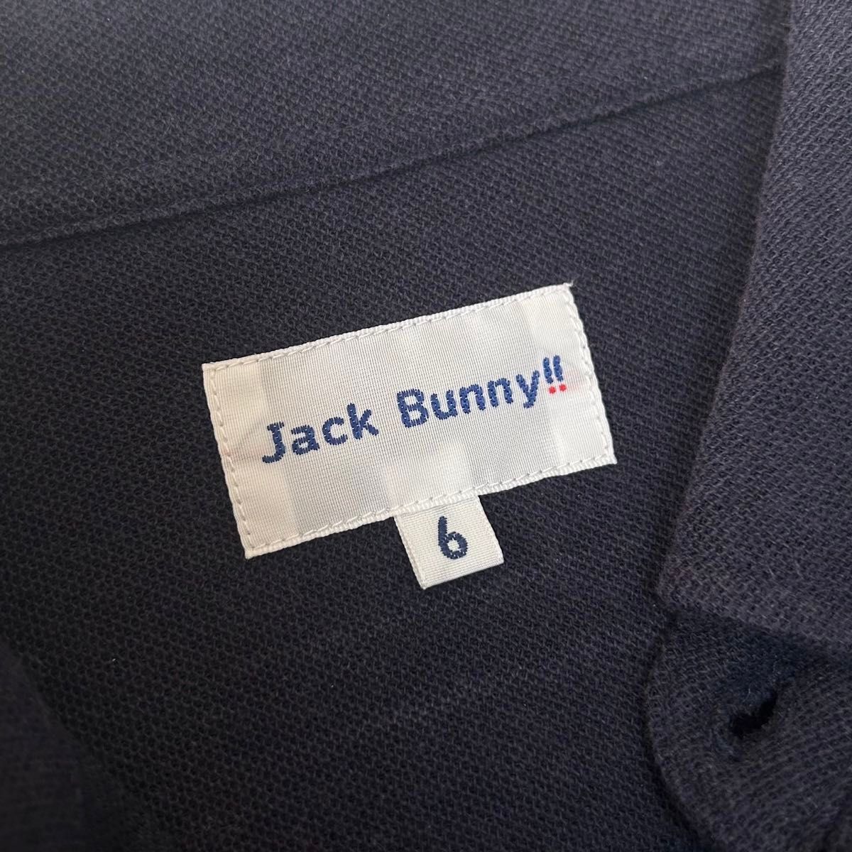 ジャックバニー 長袖 ポロシャツ XL(6表記) ゴルフウェア jack bunny