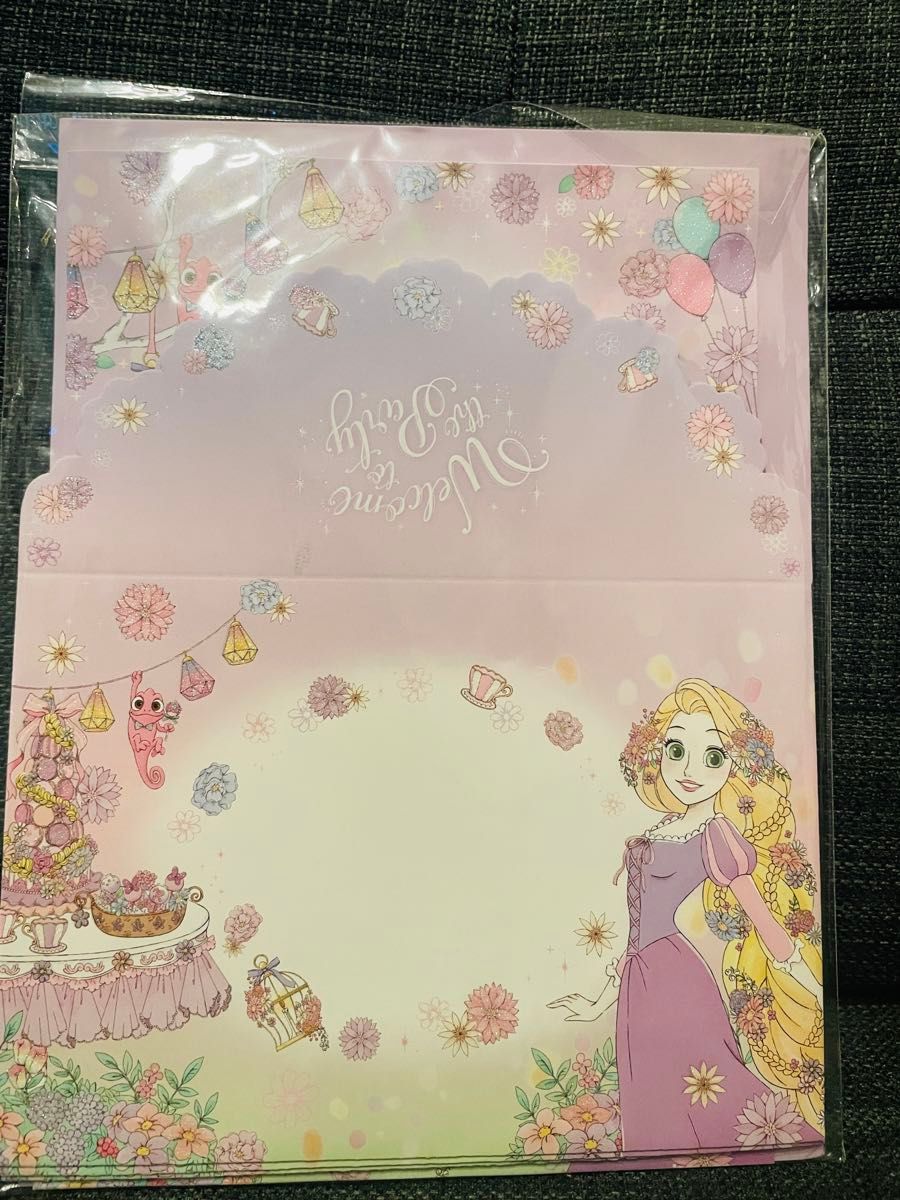 【バラ売り可】ディズニー ラプンツェル ふせん ノート レターセット 6点セット バラ売り可】ディズニーラプンツェルふせんノートレターセット6