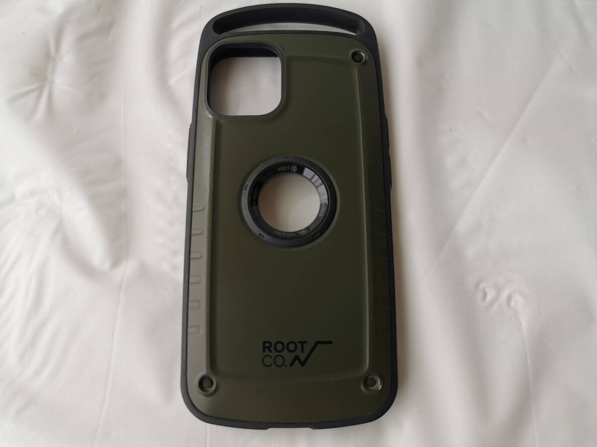 ROOT CO.　iPhone 12 mini　ルート コー　GRAVITY Shock Resist Case Pro.　カーキ　外箱 付属パーツあり_画像2