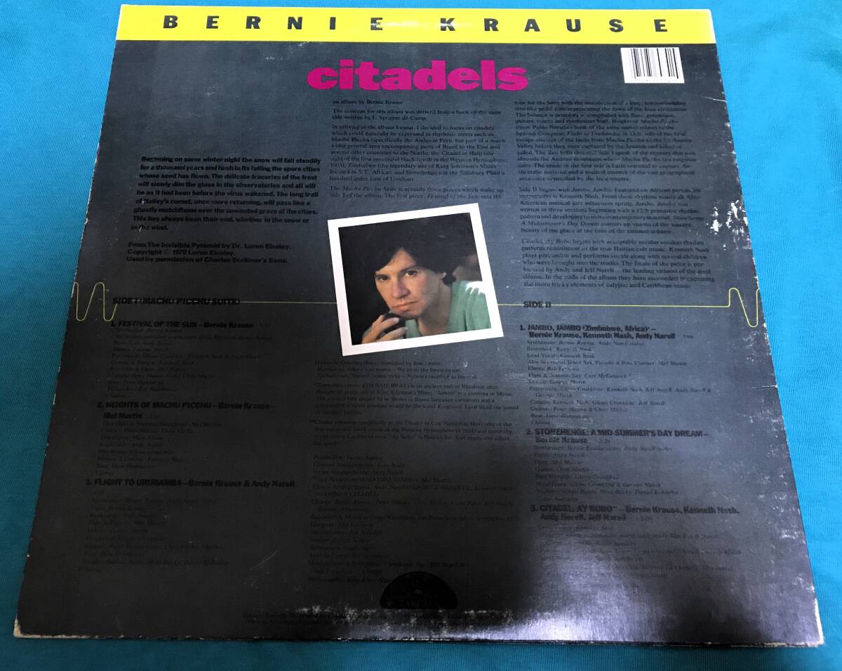 LP*Bernie Krause / Citadels Of Mystery US original record TAK 7074 loft * Classic analogue * Synth 