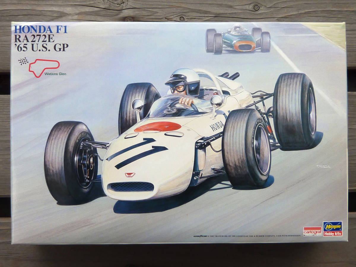 ハセガワ 1/24 ホンダ F1 RA272E 65 USGP アメリカGP 初版 1965_画像1