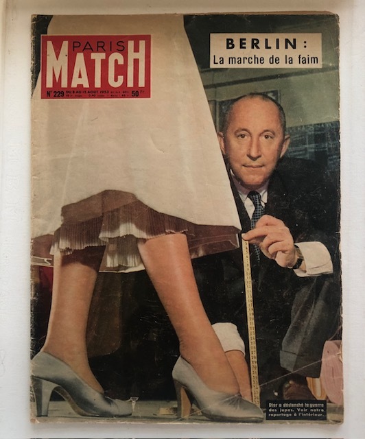 クリスチァン・ディオール Christian .Dior [Paris Match, 1953年 表紙 スカート丈論争 掲載229号 レアの画像7