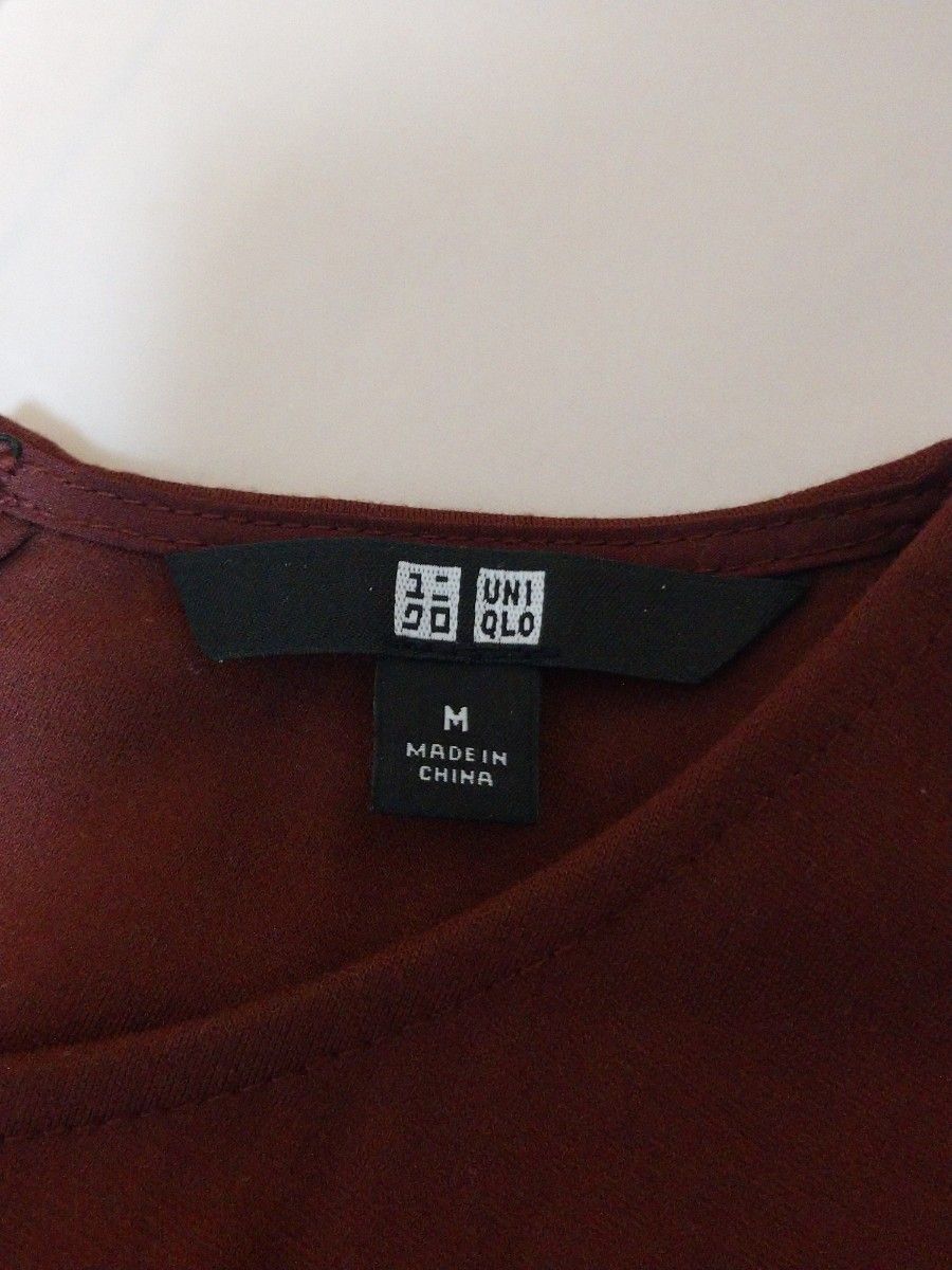 中古品 UNIQLO ユニクロ ワンピース ノースリーブ ノースリーブワンピース