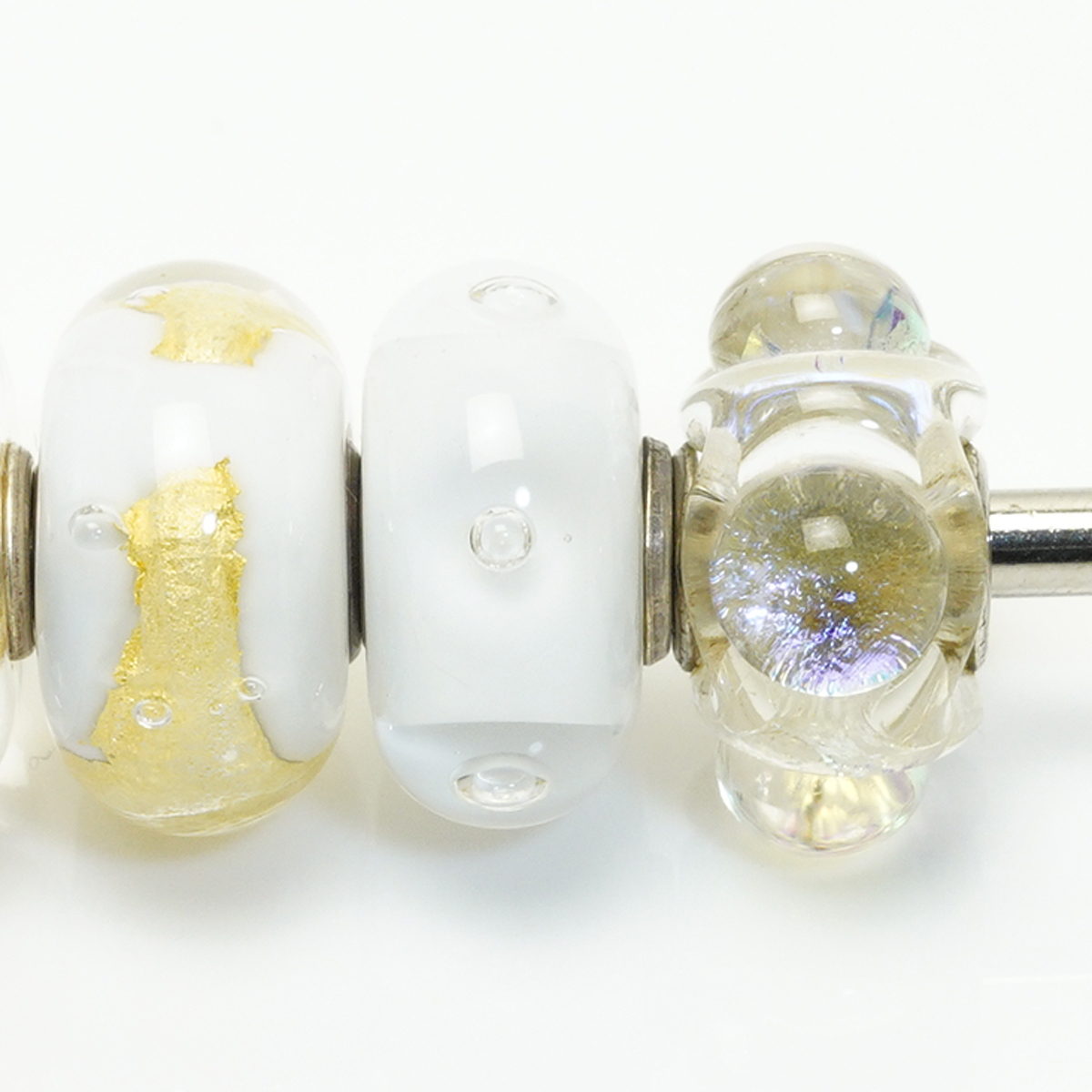 トロールビーズ 8点セット トゥインクル クリア 925 LAA trollbeads_画像7