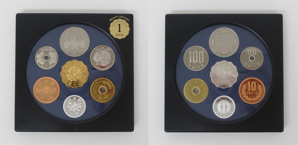 ◎プルーフ貨幣セット　オールドコインメダルシリーズ　１～３の３組（１９９９～ ２００１）　１セット　ケース入◎e38_画像5