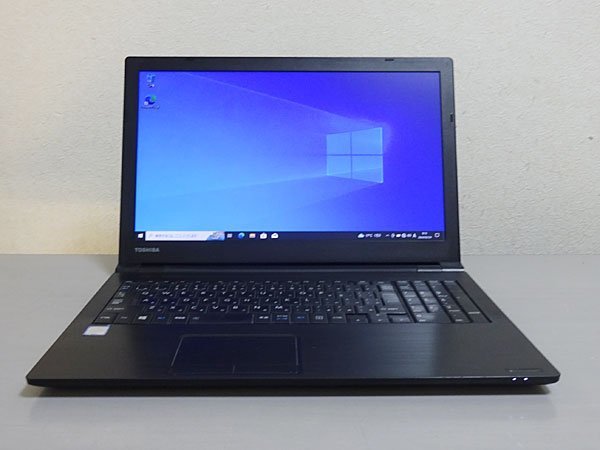 【新年度セール】TOSHIBA Dynabook B65/J Core i5 7200U 2.50GHz/8GB/500GB WLAN Bluetooth Win10_画像1