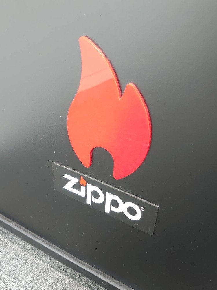 Zippo ディスプレイケース ショーケース 照明 鍵付き カギ付き セキュリティ 中古 EH-00781_画像4