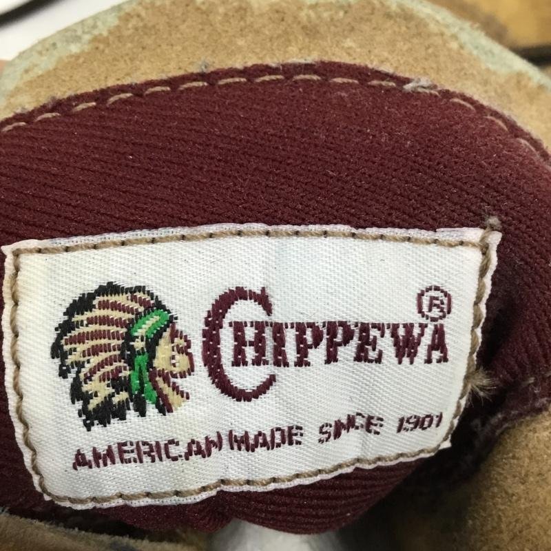 Chippewa 表記無し チペワ ブーツ 一般 レザー 7 1/2EEE レースアップ 10746991 Boots 茶 / ブラウン / 10104464_画像9