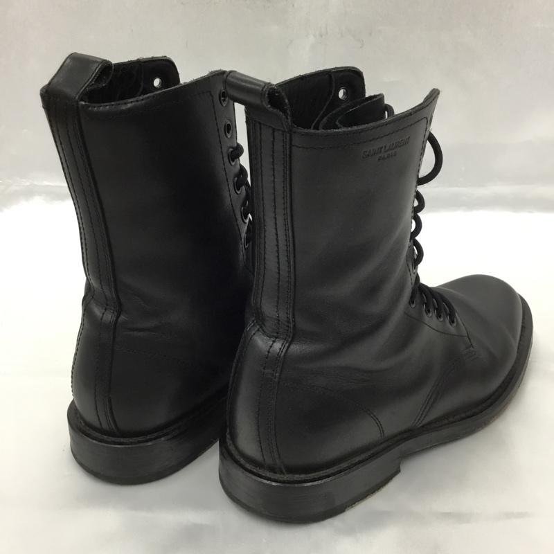 SAINT LAURENT PARIS 表記無し サンローランパリ ブーツ 一般 330696 レースアップ レザー 41 Boots 黒 / ブラック / 10104746_画像2