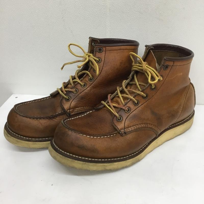 RED WING US:9.5 Red Wing boots general 875 length feather tag USA made Boots tea / Brown / 10105151