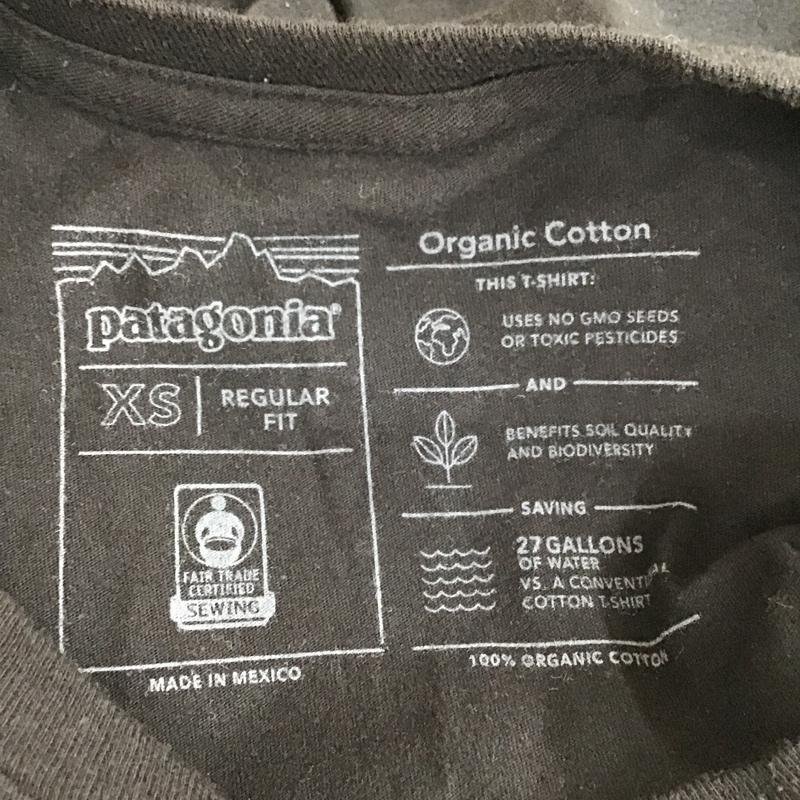 patagonia XS パタゴニア Tシャツ 半袖 半袖 T Shirt 黒 / ブラック / 10105107_画像7