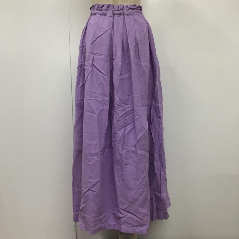 niko and... L ニコアンド スカート ロングスカート Skirt Long Skirt 紫 / パープル / 10105386_画像2