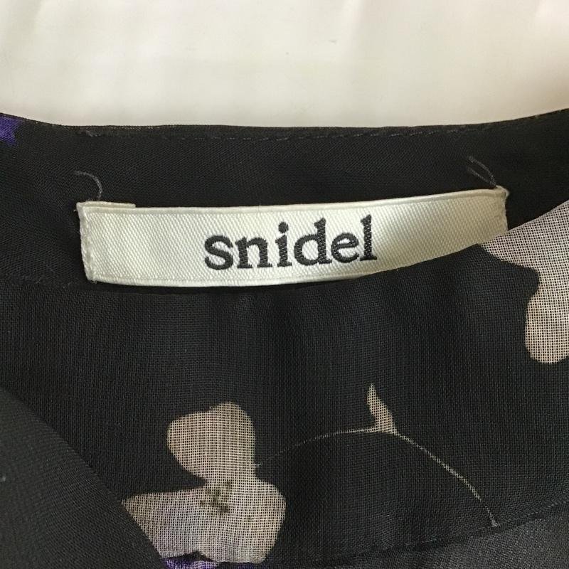 SNIDEL 1 スナイデル ワンピース ひざ丈スカート SWFO171016 フラワーオーガンジーOP One-Piece Medium Skirt 10105518_画像8