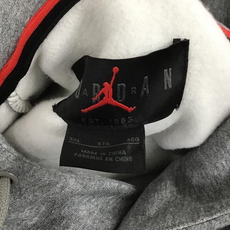 AIR JORDAN 4L エアジョーダン パーカー 長袖 フーディ プルオーバー NIKE Hooded Sweatshirt Hoodie 灰 / グレー / 10106065_画像8