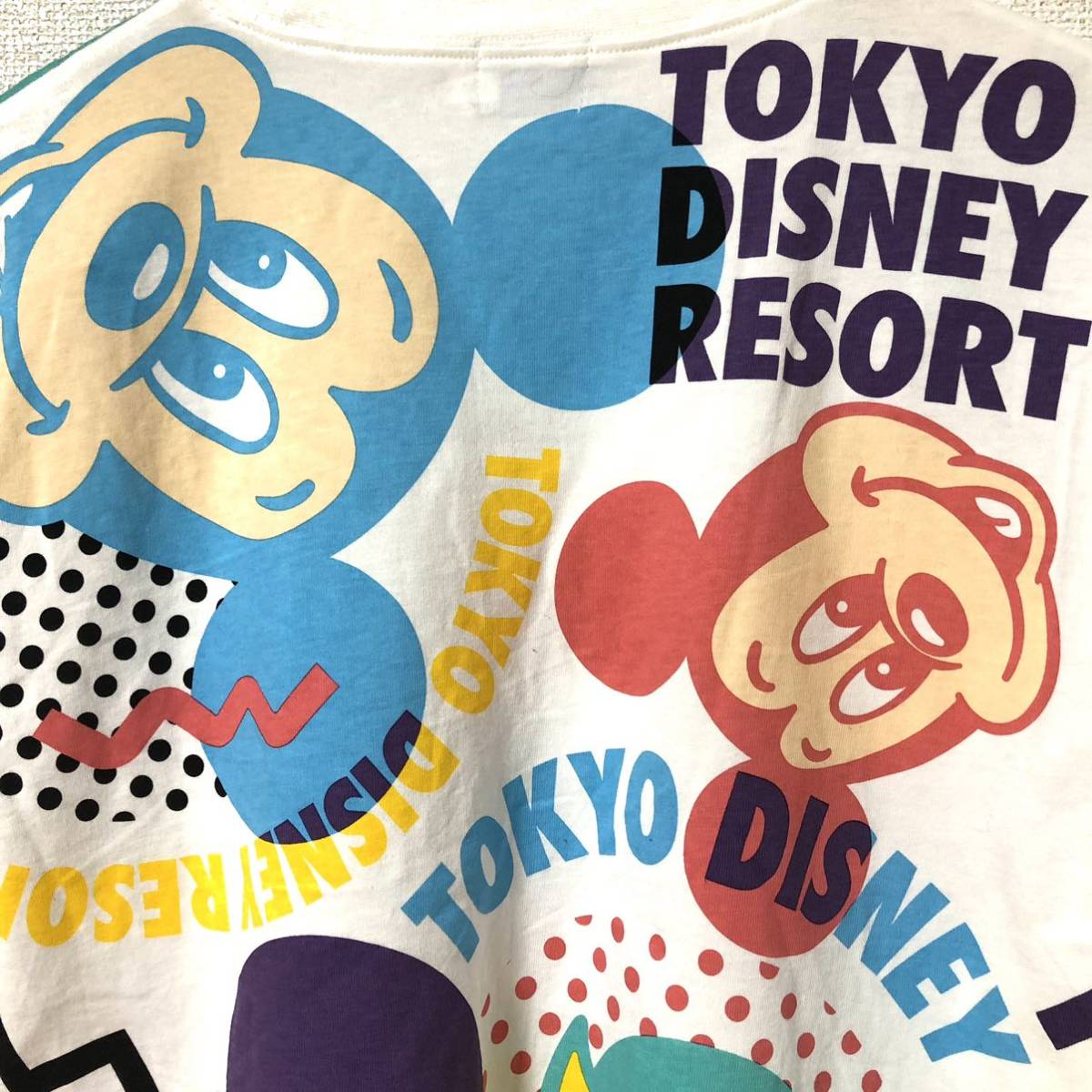 東京ディズニーリゾート　Disney Tシャツ　3Dプリント　記念グッズ　L_画像5