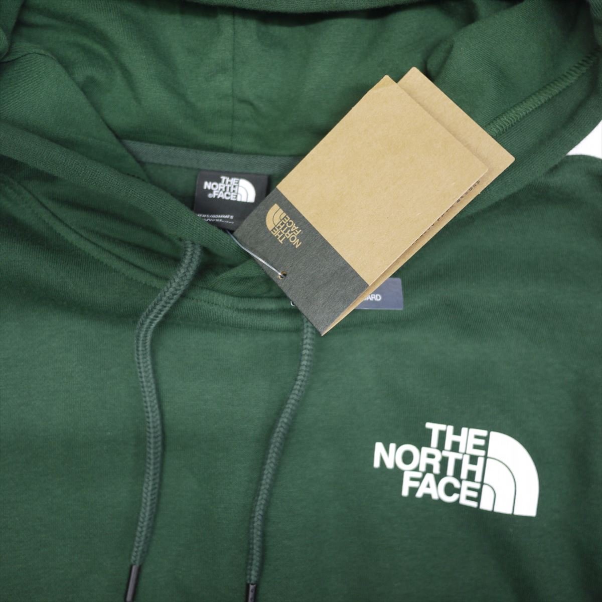 US正規新品 ノースフェイス ロゴ スウェット パーカー(XL)グリーン プルオーバー ハーフドーム THE NORTH FACE 緑 /aa61_画像8