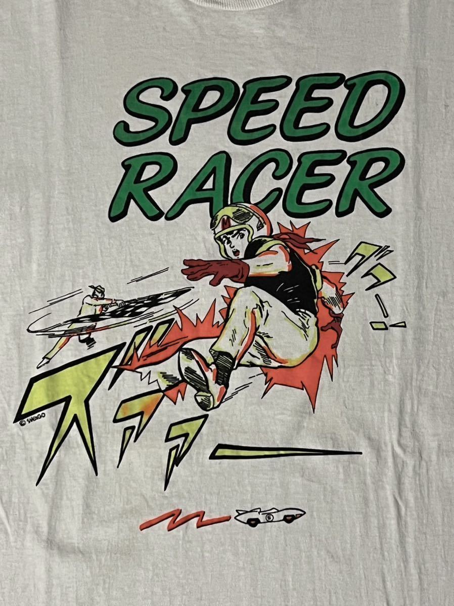 スペシャル 80s マッハ555 スピードレーサー ビンテージTシャツXL USA製 フルーツ デッドストック 日本アニメ タツノコプロ 昭和40年代 60s_画像3