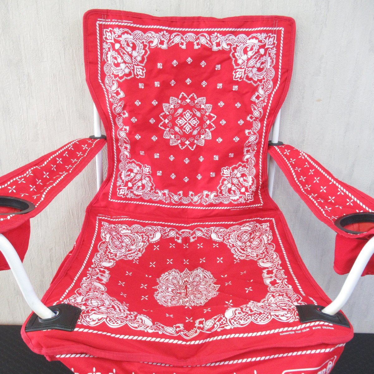 COLEMAN×BEAMS コールマン ビームスアームチェア（レッド） BEAMS ARM CHAIR RED【 中古品 】_画像2