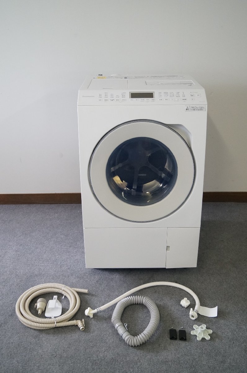 美品 Panasonic NA-LX127AL ドラム式洗濯機 洗濯12ｋ 乾燥6ｋ 「トリプル自動投入」搭載 スゴ落ち泡洗浄 はやふわ乾燥 2021年製_画像1