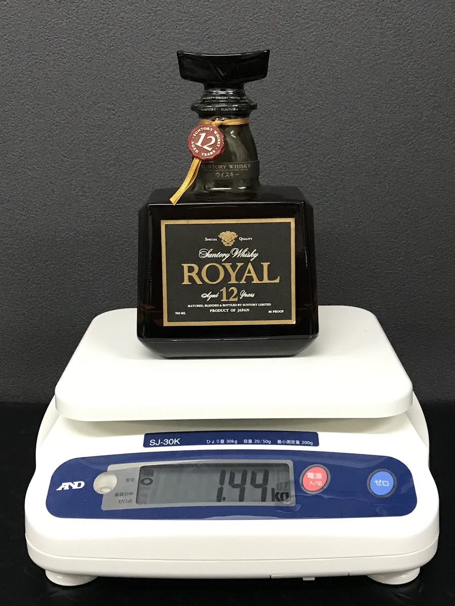 HH43★未開栓 SUNTORY サントリー ROYAL ローヤル 12 年 WHISKY ウイスキー 700ml 43%_画像7