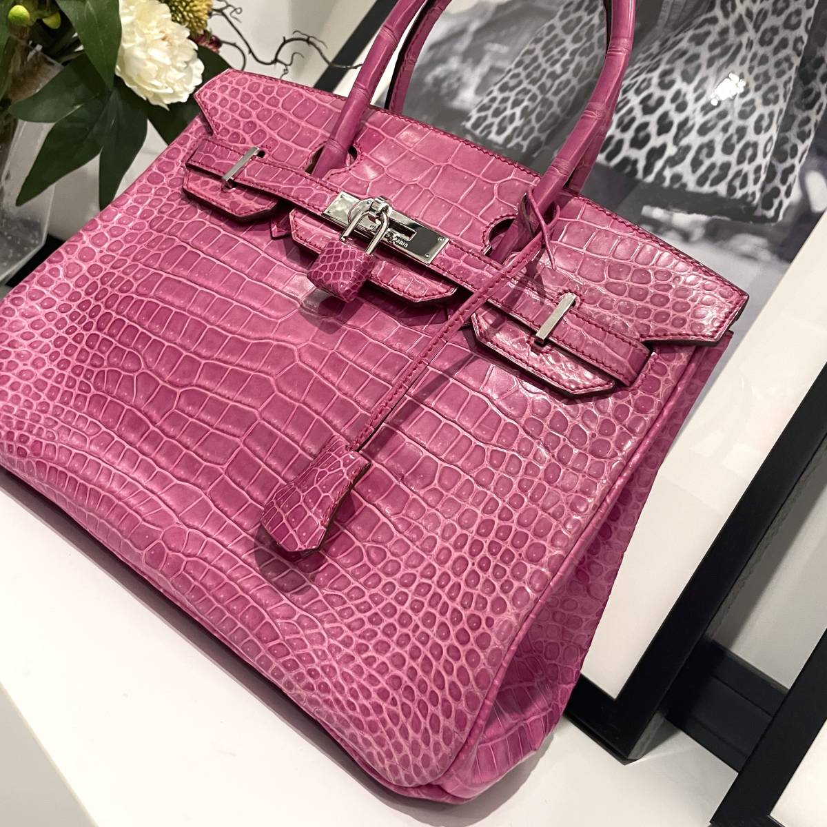 32636 HERMES エルメス バーキン30 ポロサス フューシャピンク_画像2