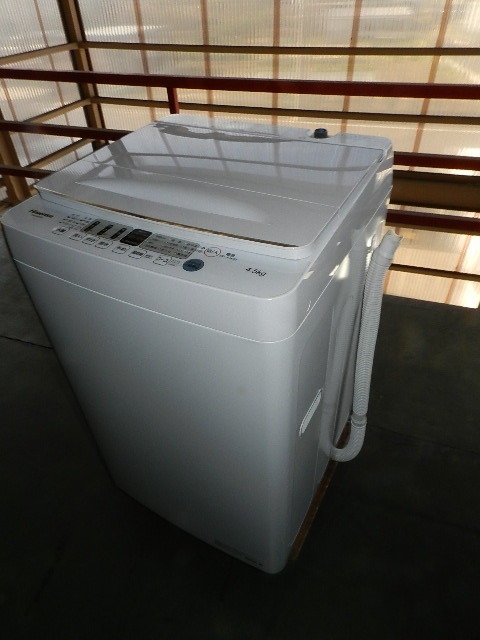 ☆ Hisense/ハイセンス 全自動 洗濯機 4.5kg ホワイト HW-K45E 戸田市引き取り歓迎 _画像4
