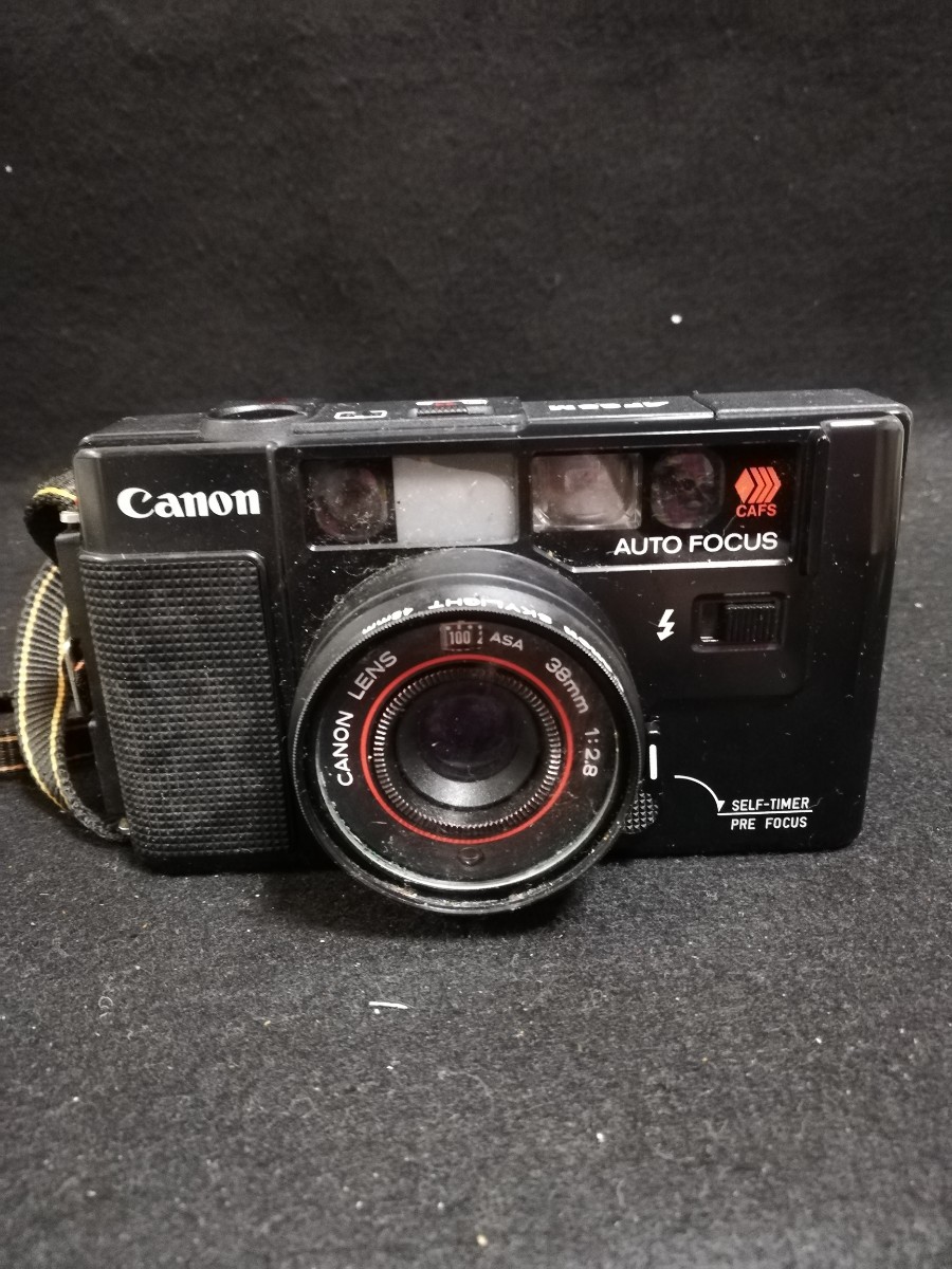 CA2231.昭和レトロ　Canon キヤノン フィルムカメラ　AF35M コンパクトフィルムカメラ ジャンク/60_画像1
