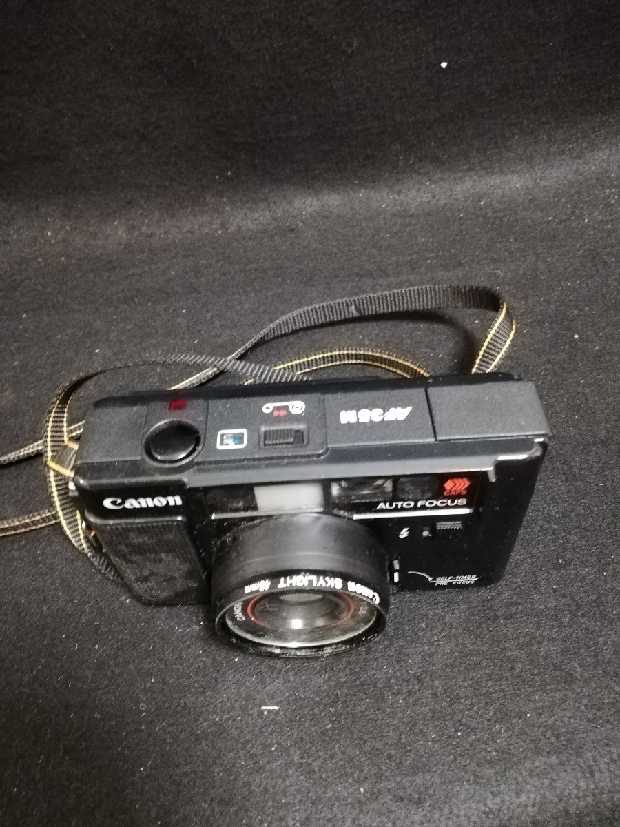 CA2231.昭和レトロ　Canon キヤノン フィルムカメラ　AF35M コンパクトフィルムカメラ ジャンク/60_画像2