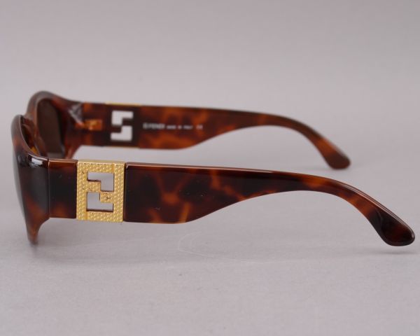 美品 FENDI フェンディ サングラス FS289 ブラウンフレーム 眼鏡 メガネ メンズ レディース イタリア製 ヴィンテージ #60※0824-36_画像2