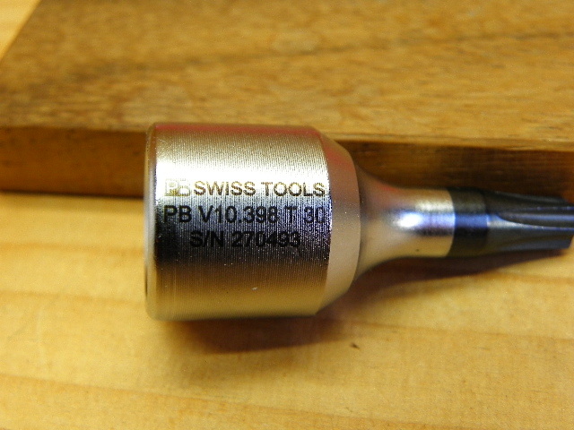 絶版品 PB SWISS TOOLS 3/8(9.5)*T30 トルクス ソケット レンチ V10.398T 30 高精度_画像4