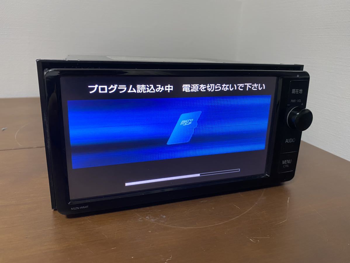 (A12) Bluetooth 純正SDナビ トヨタ NSZN-W64T トヨタ純正 SDナビ NSZN-W64T 4×4地デジチューナー/Bluetooth